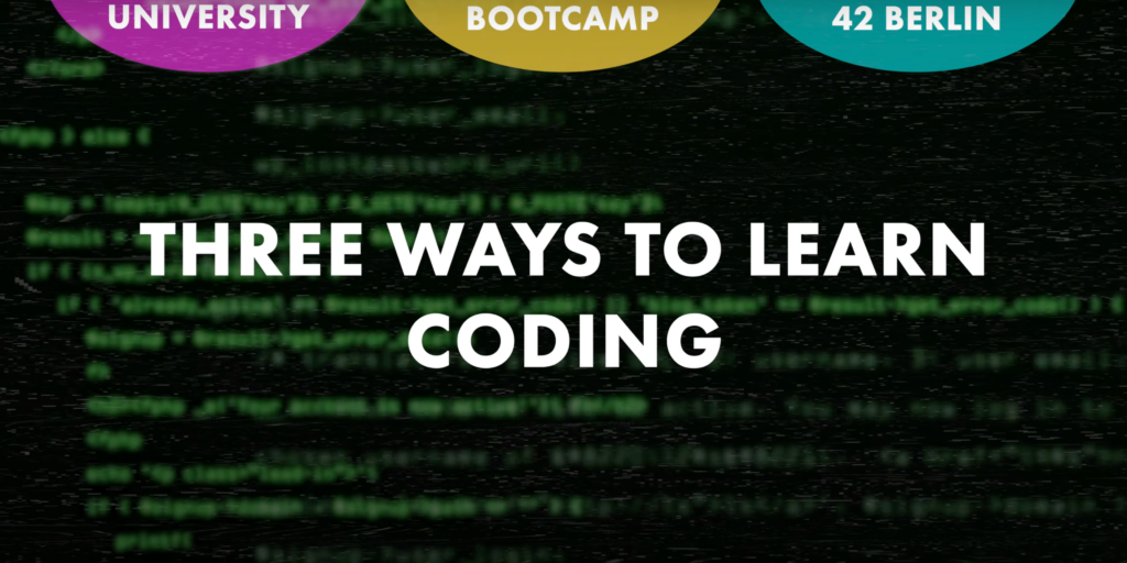 Three ways to learn coding