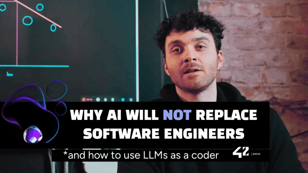 Why AI will not replace software engineers - Cover image